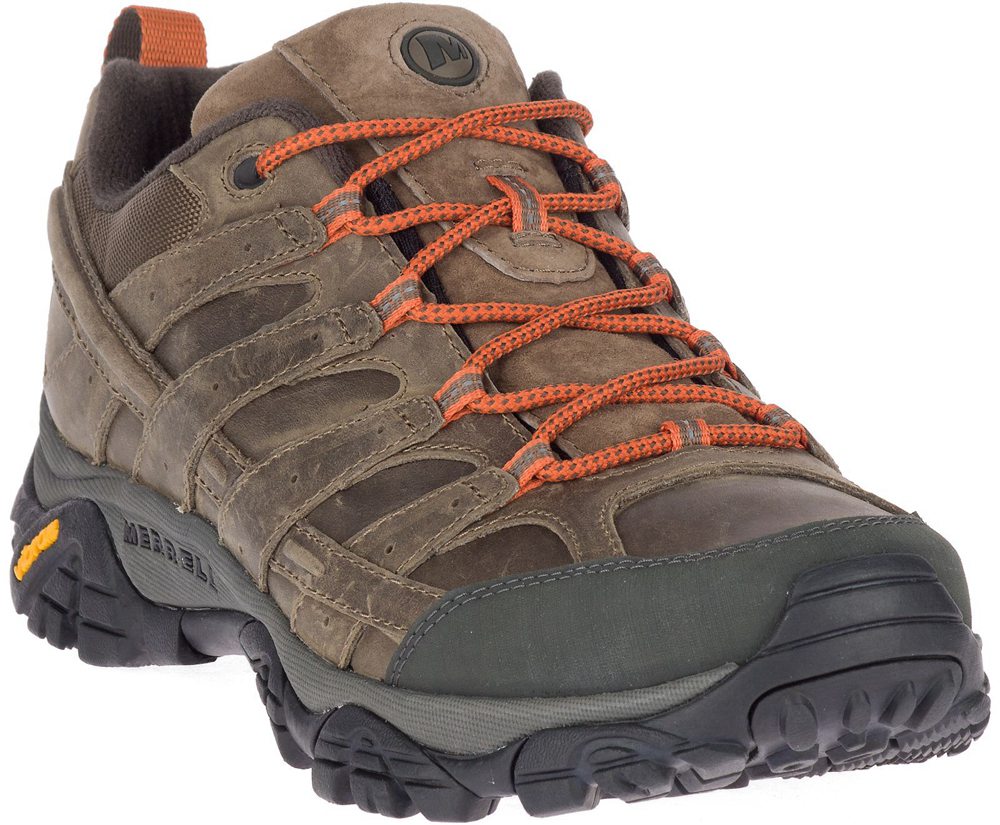 Buty Trekkingowe Merrell Męskie Brązowe - Moab 2 Prime Wide Width - 943781-MER